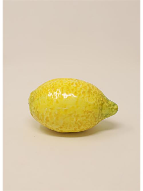 limone in ceramica L'Oasi ceramiche | LIMONEDECORATIVOCERAMICAGIALLO